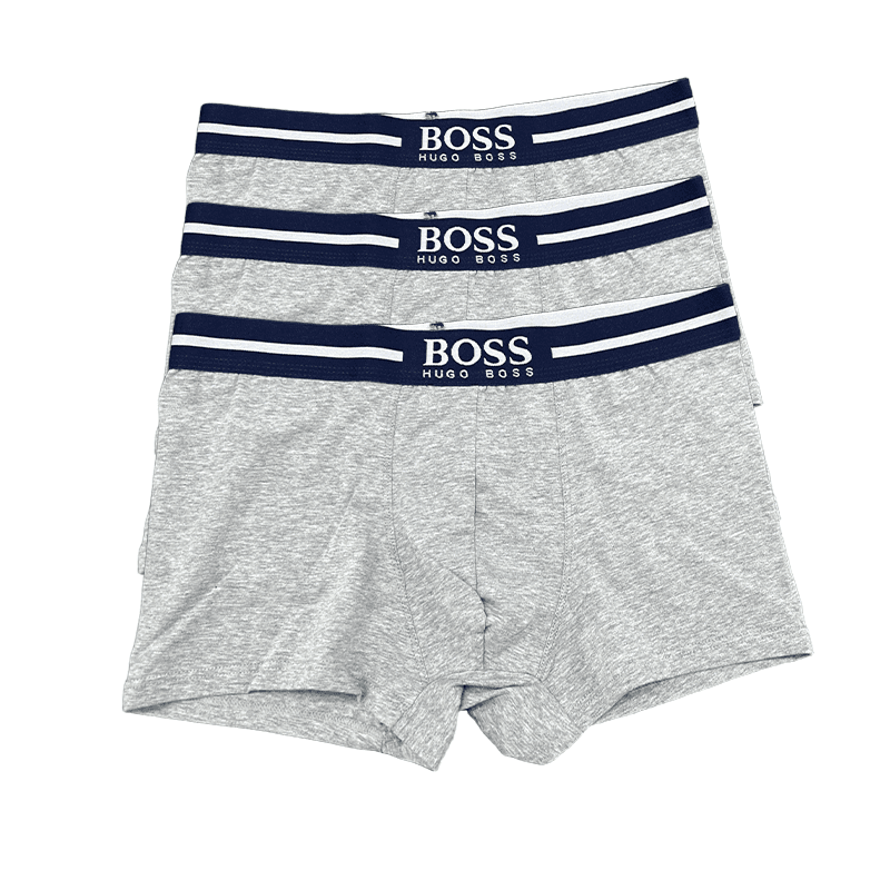 Emporio Armani Boxer Briefs Gold Logo Waistband — 2956004NK-三条装