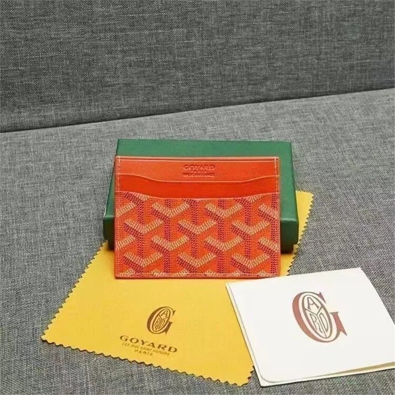 Goyard Card Holder Goyardine Canvas