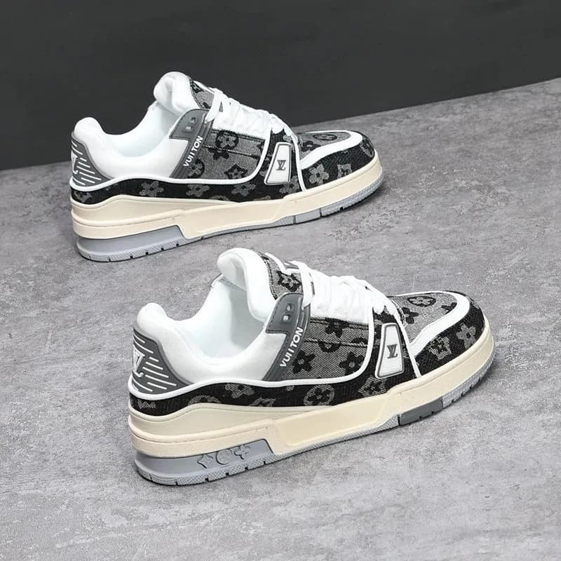Louis Vuitton LV Trainer Monogram Denim