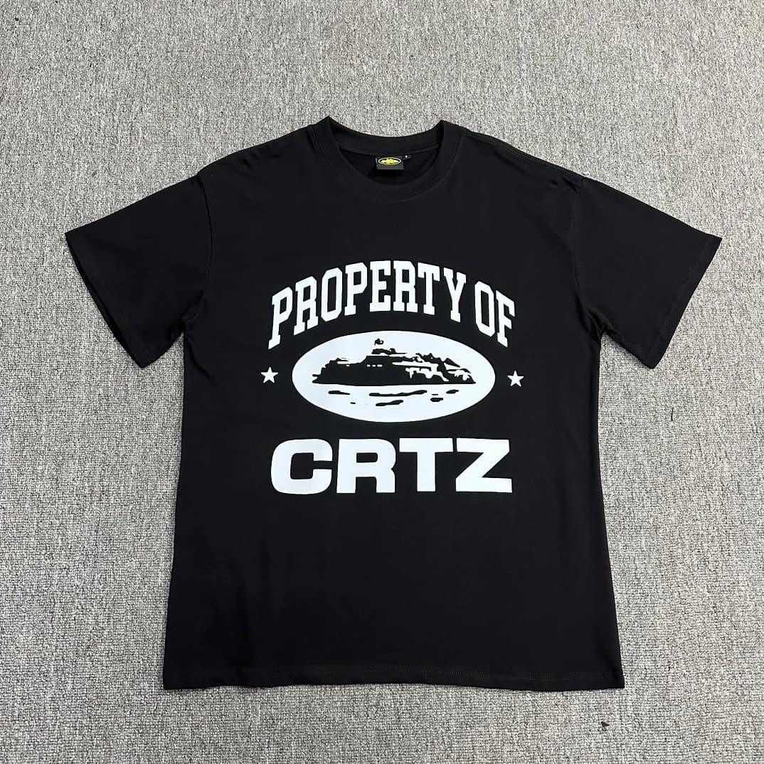 Corteiz T-Shirt Script Logo — 3113 ( 黑色 )