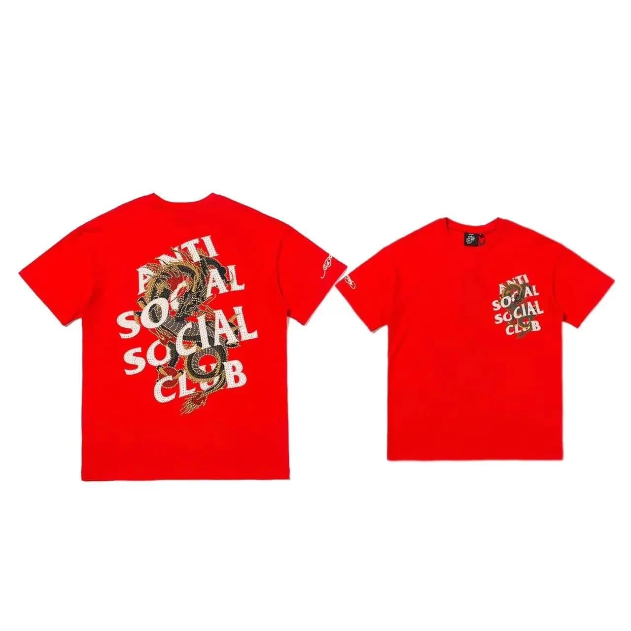 Anti Social Social Club T-Shirt Floral Logo — 2
