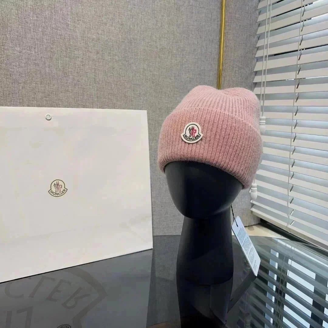 Moncler Ribbed Beanie Logo Patch — 17