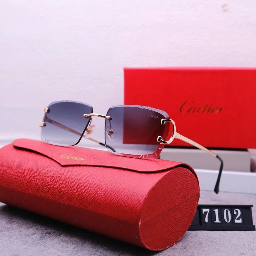 Cartier Sunglasses Rimless Square
