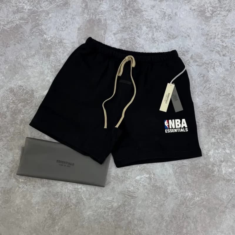 Fear of God Essentials NBA Essentials Shorts Black Logo