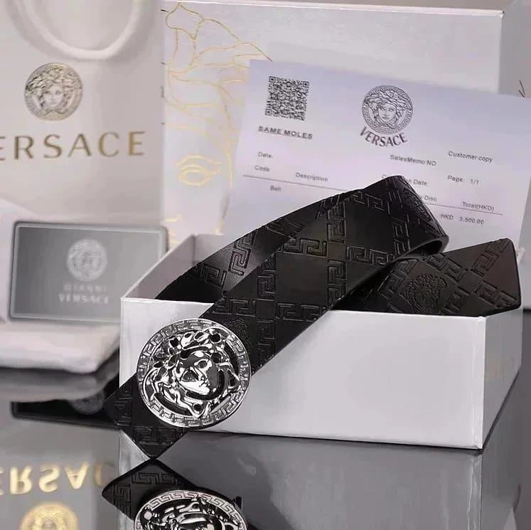 Versace Medusa Belt Greca Pattern — 21