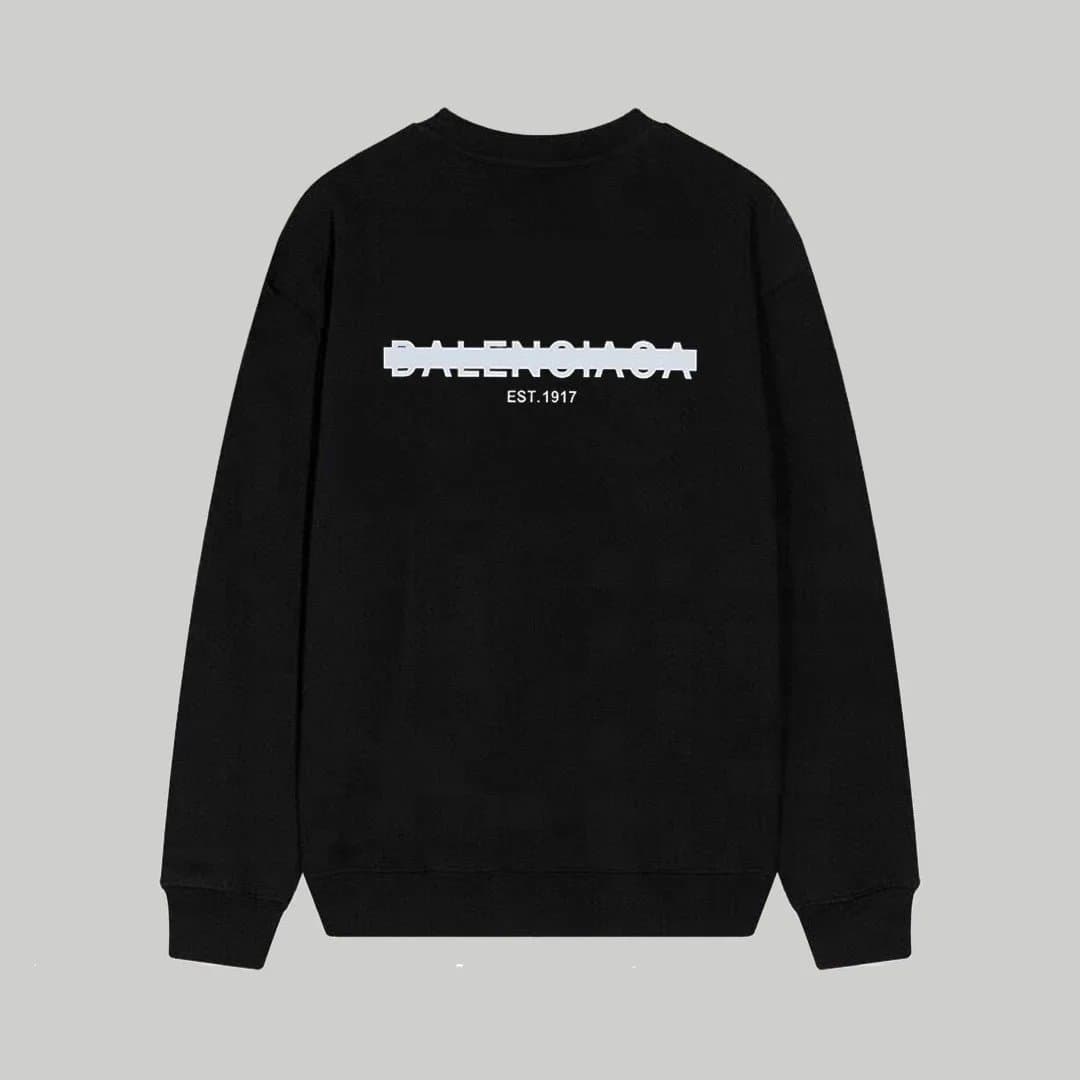 Balenciaga Crewneck Sweatshirt Logo Print