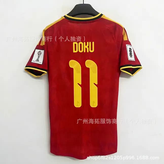 Nike Brazil Home Jersey Neymar Jr #10 — 比利时主场-多库#11号