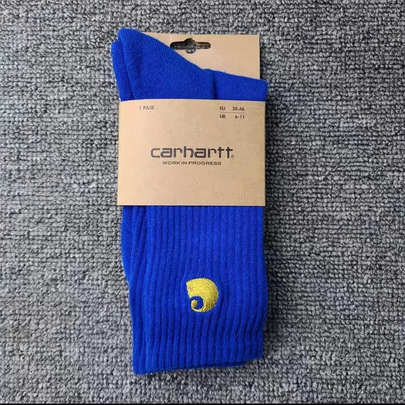 Carhartt Ribbed Sock Logo Embroidery