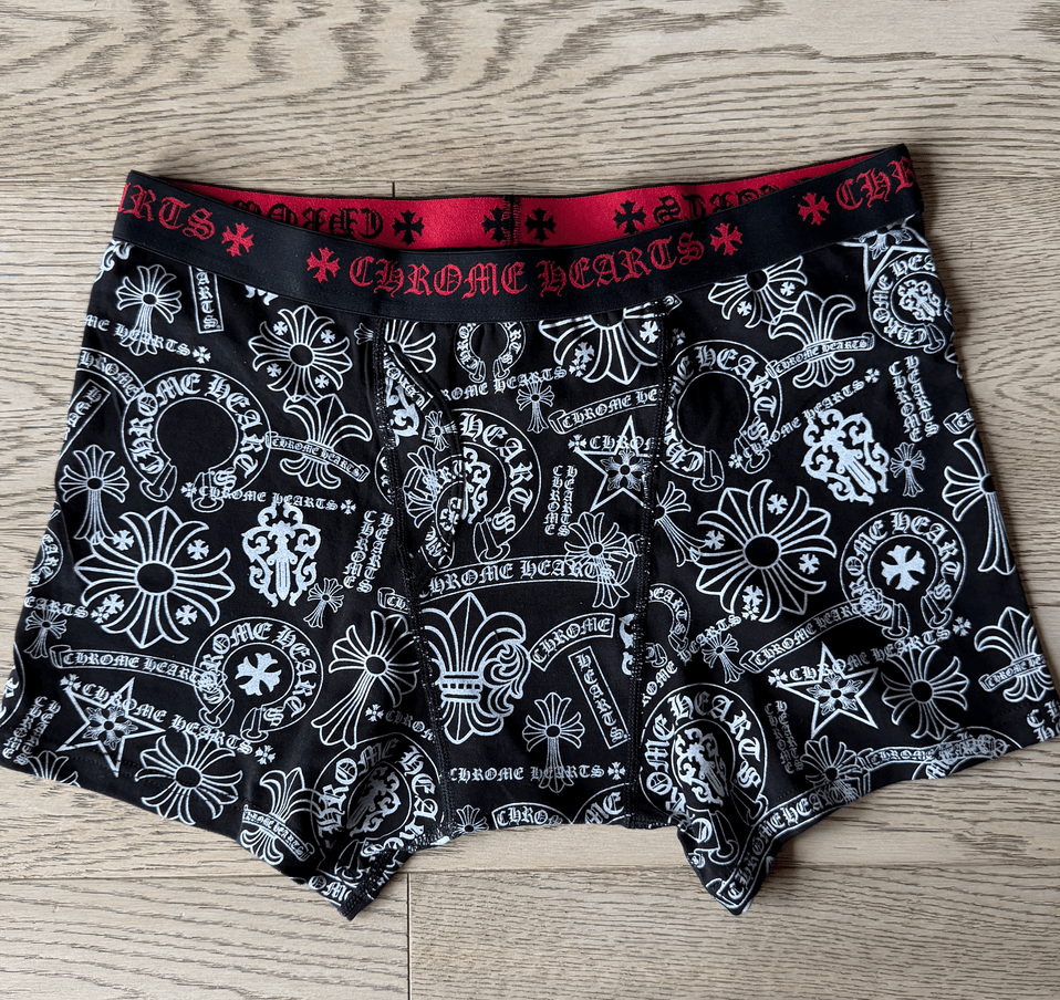 Chrome Hearts Boxer Brief All-Over Logo Print