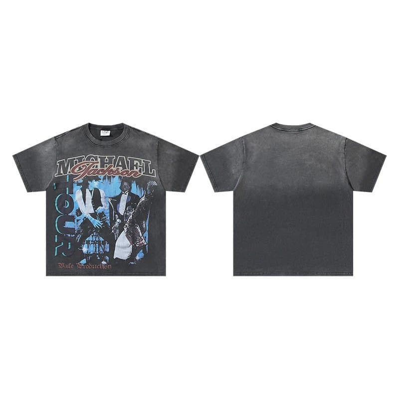 Valentino Graphic Tee Valley Dreams Print — v037黑