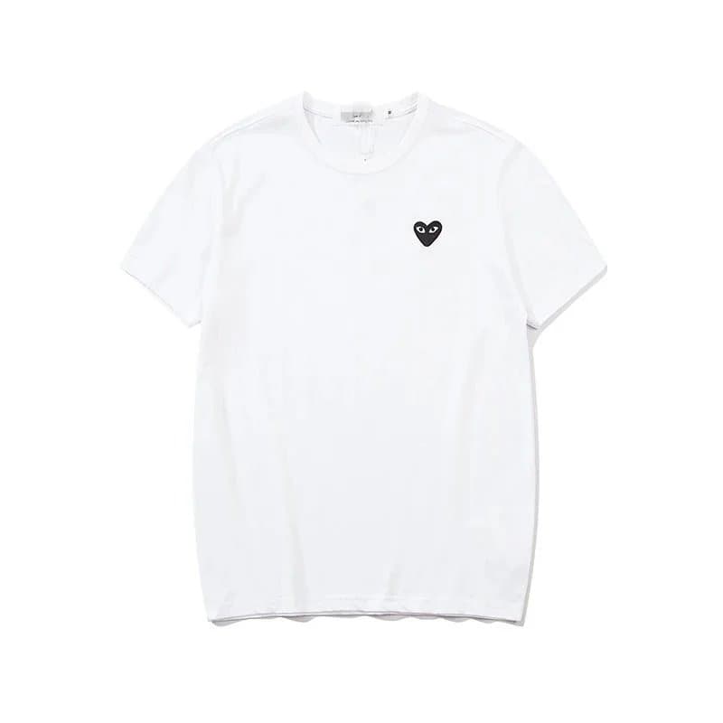 Comme des Garçons Heart Logo T-Shirt Black Heart