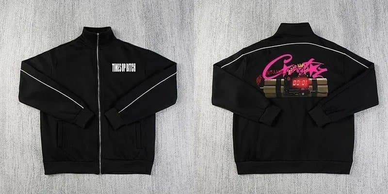 Corteiz Track Jacket Times Up Bitch