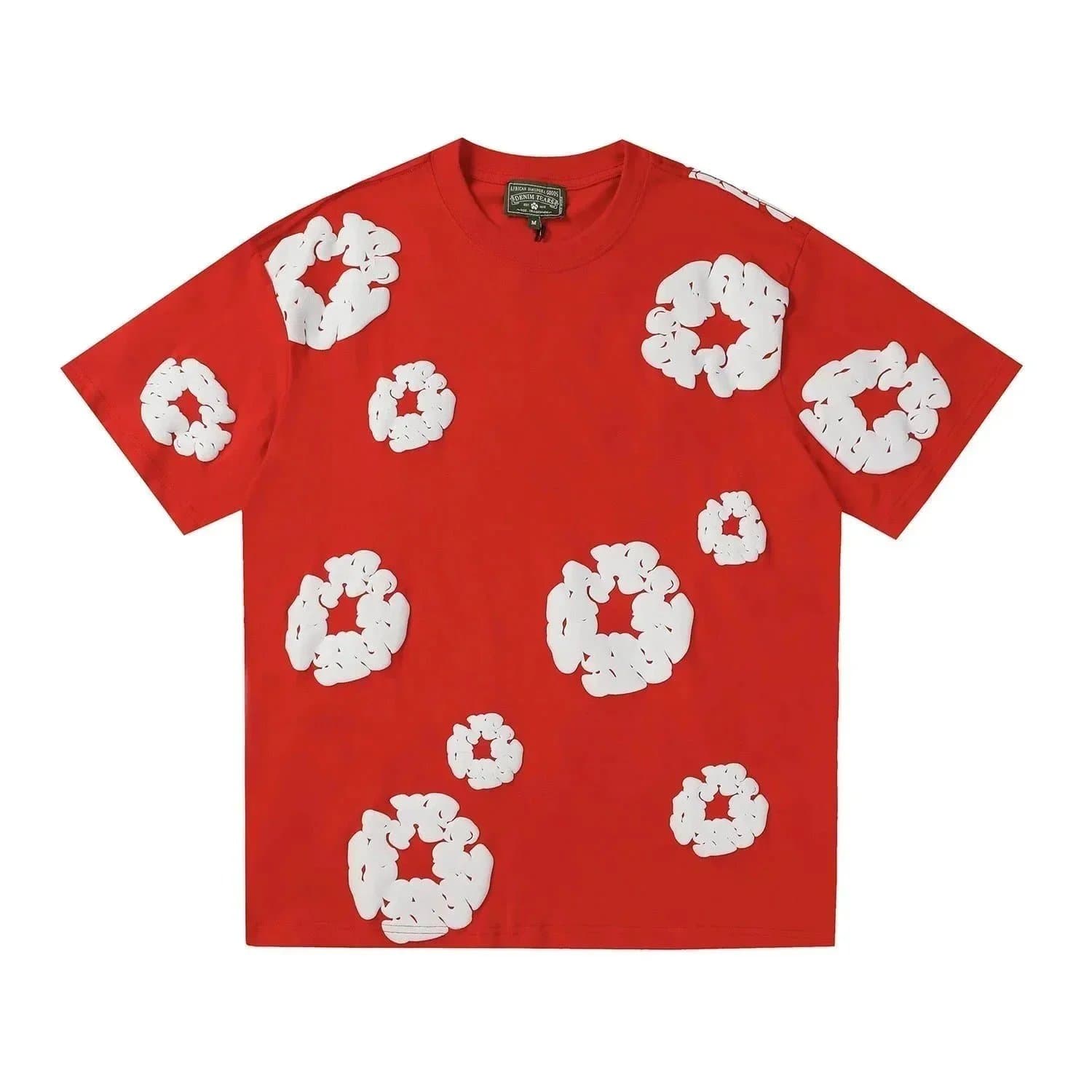 Balenciaga Scrunched Logo T-Shirt Multi-Logo