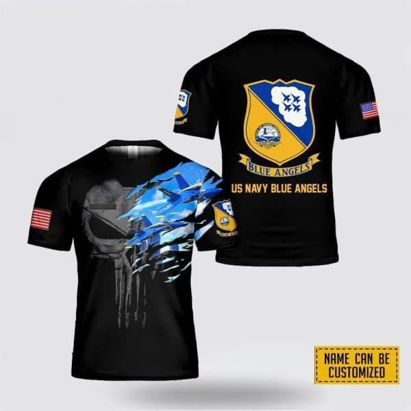 US Navy Blue Angels Tee Graphic Print