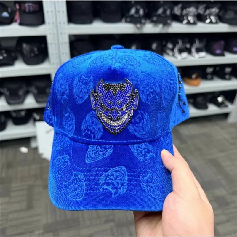 Palace Snapback Cap Embroidered Logo with Floral Print and Charms — 款式215