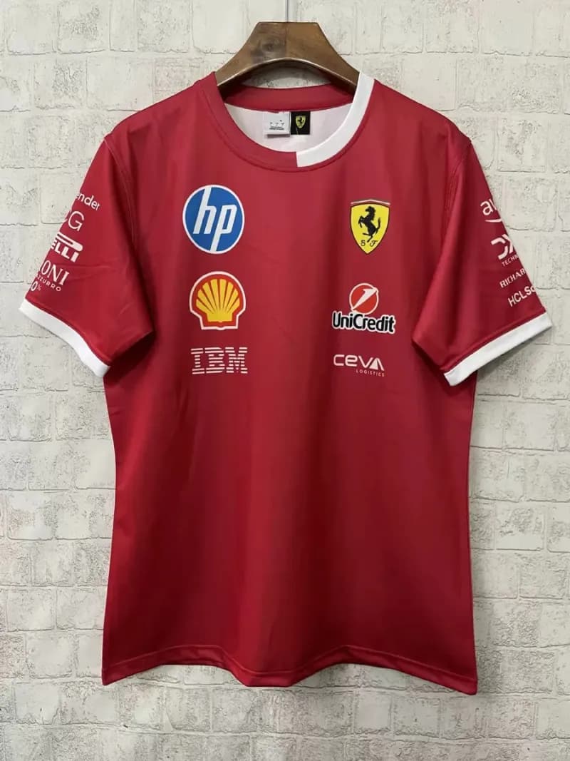 Ferrari Team T-Shirt Sponsor Logo Edition
