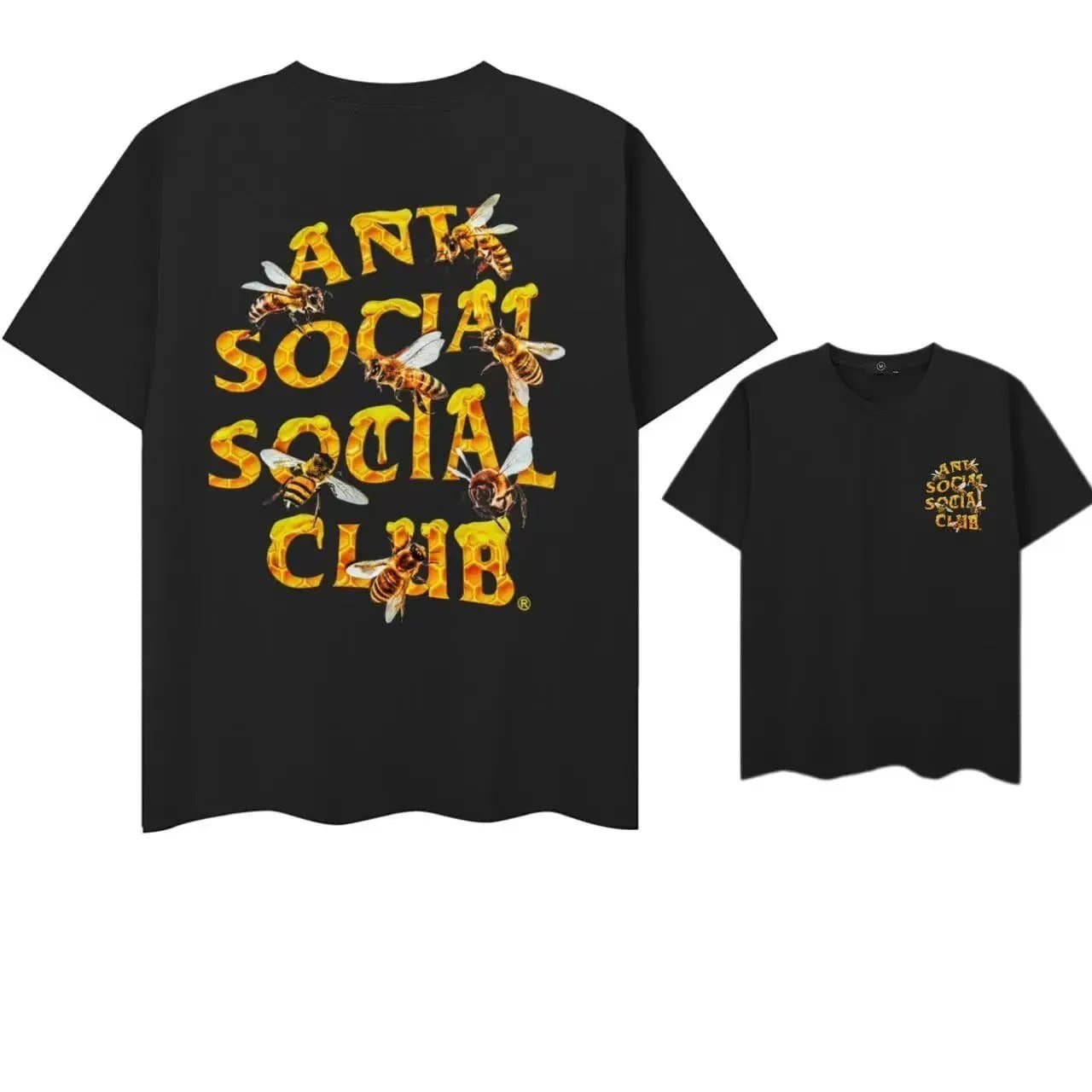 Anti Social Social Club T-Shirt Floral Logo — 4