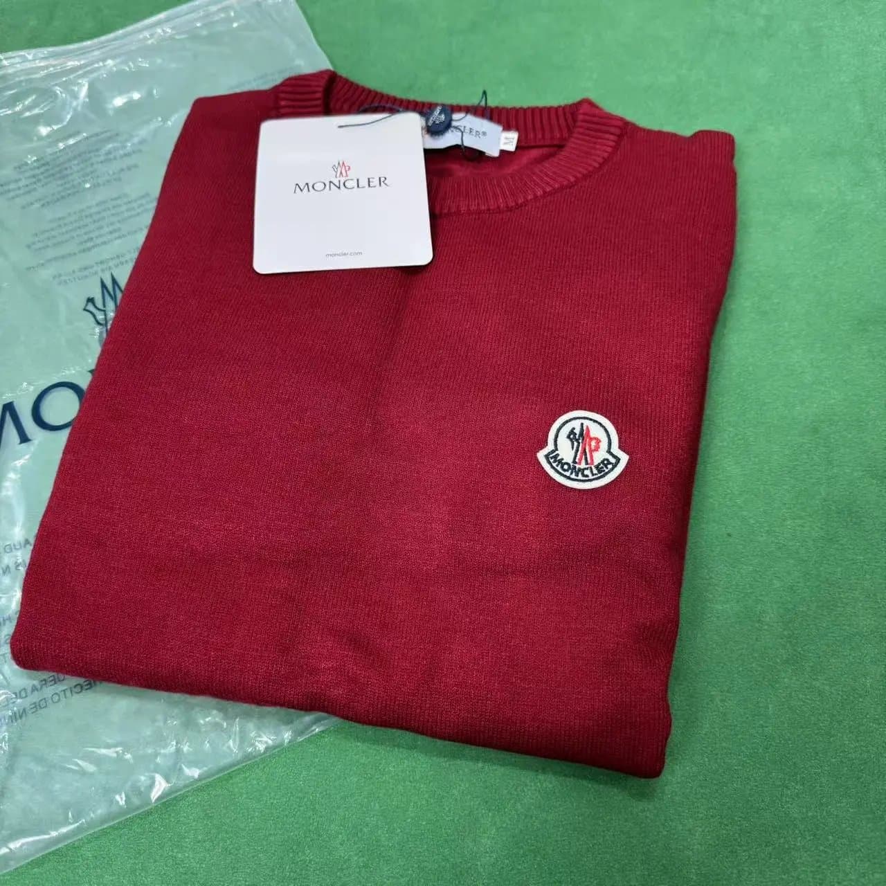 Moncler Crewneck Sweater Logo Patch