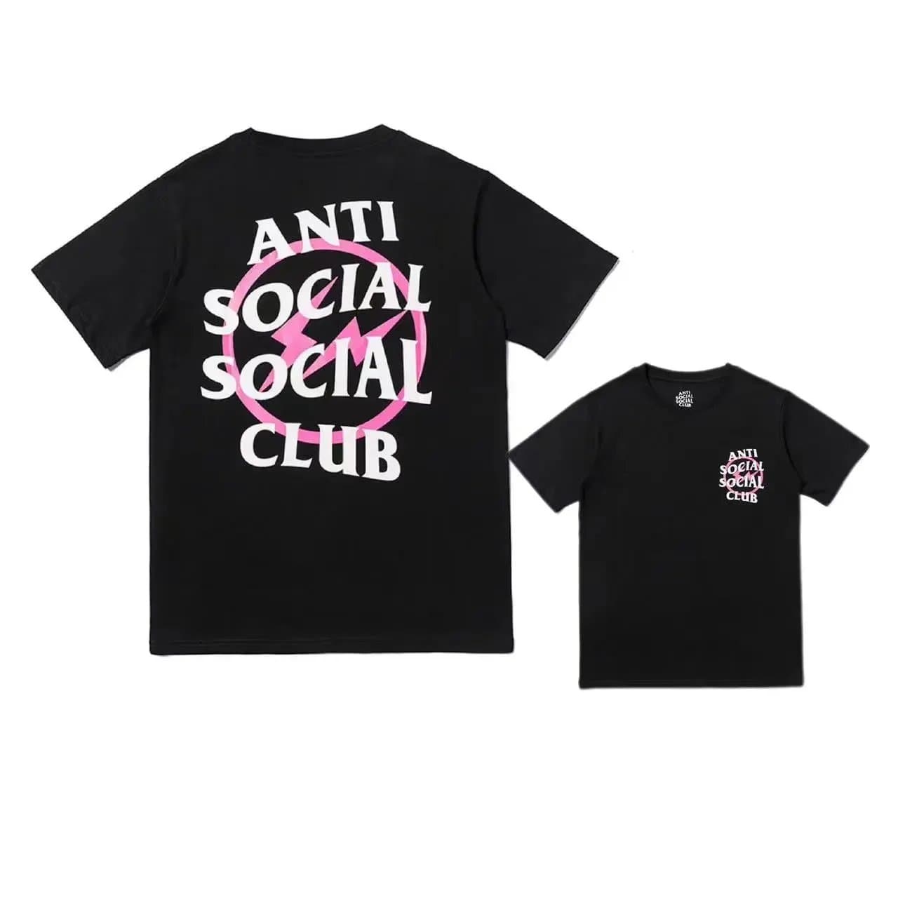 Anti Social Social Club T-Shirt Floral Logo — 23