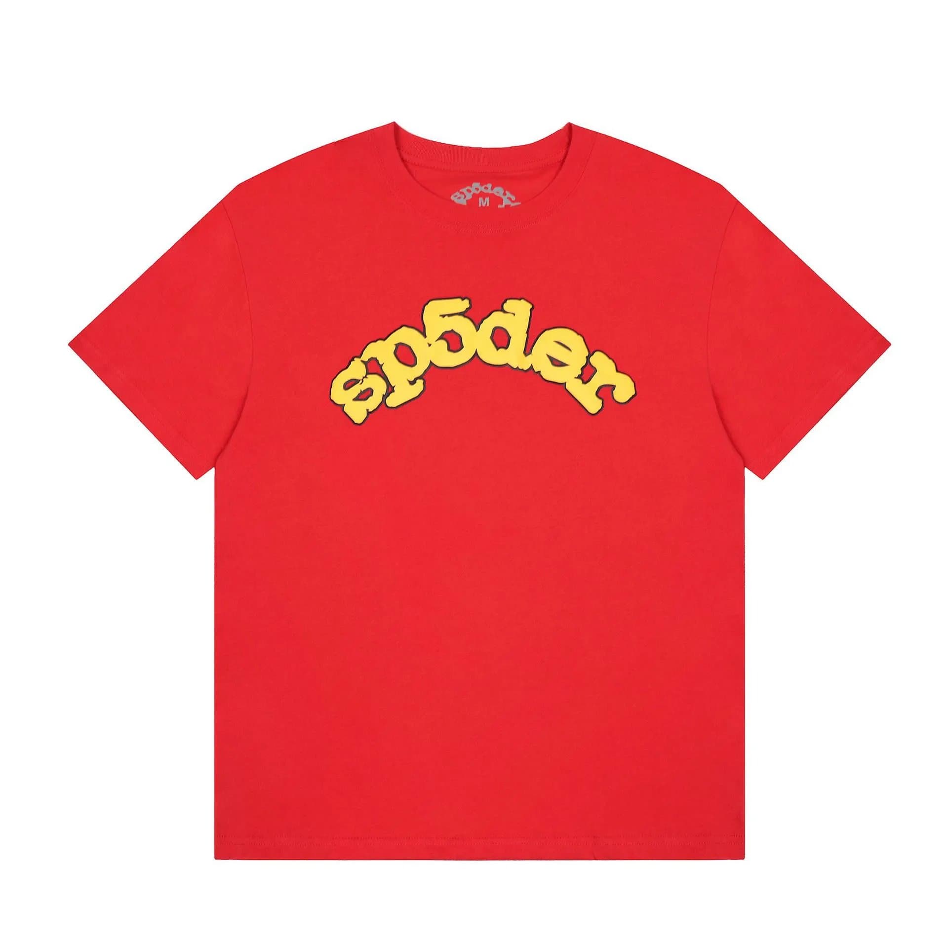 Sp5der Logo Tee Yellow Arch Logo