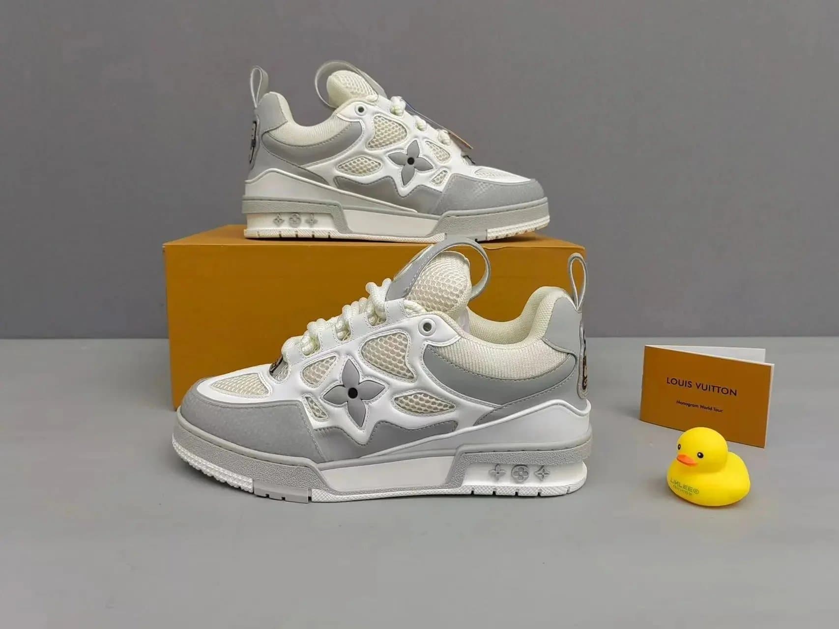 Louis Vuitton LV Trainer Denim Monogram — 33
