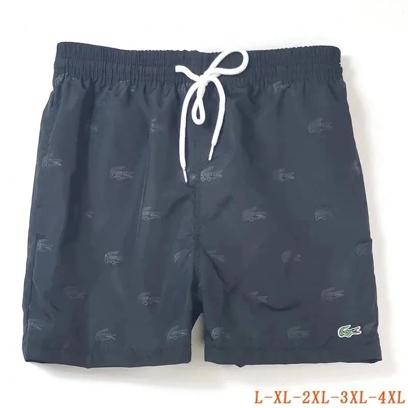 Lacoste Drawstring Shorts Crocodile Sketch Print — 8