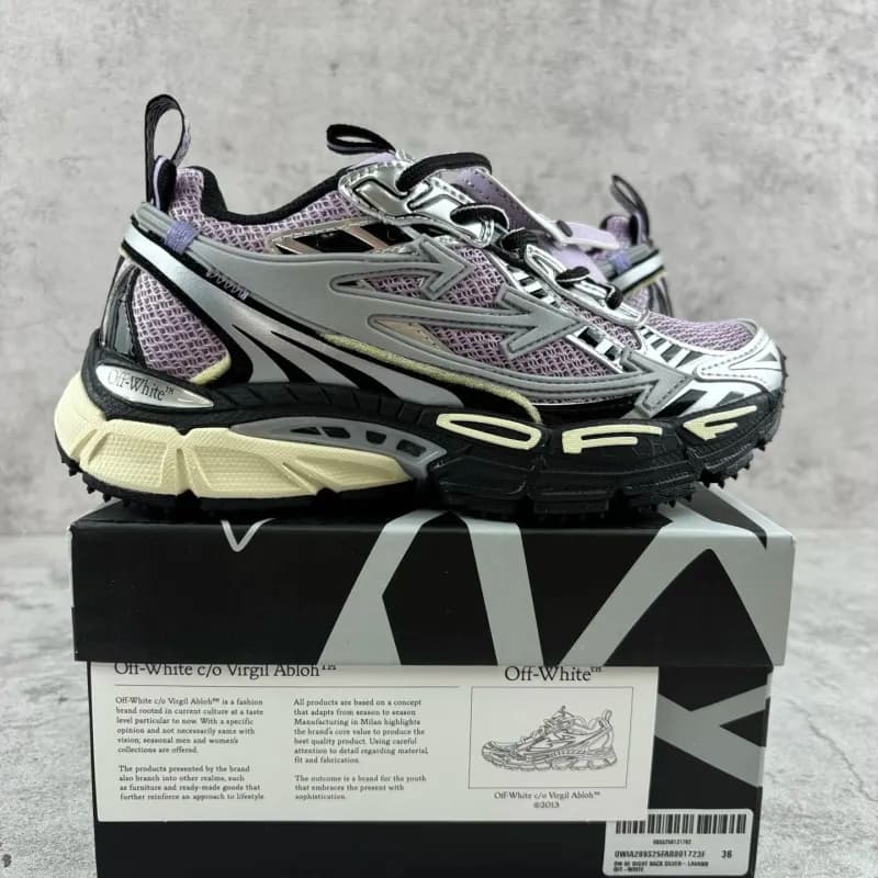 Off-White x Nike Air Zoom Spiridon Lavender