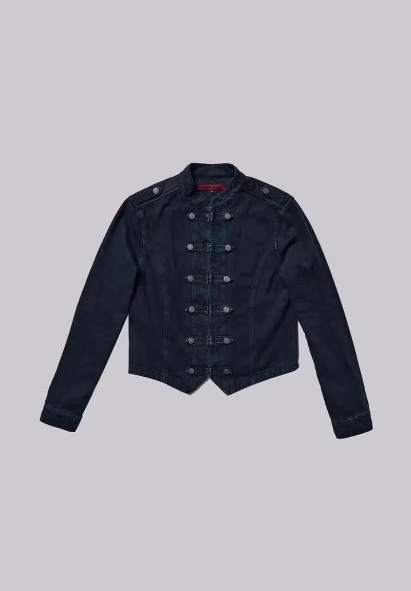 Polo Ralph Lauren Military-Style Denim Jacket Dark Wash