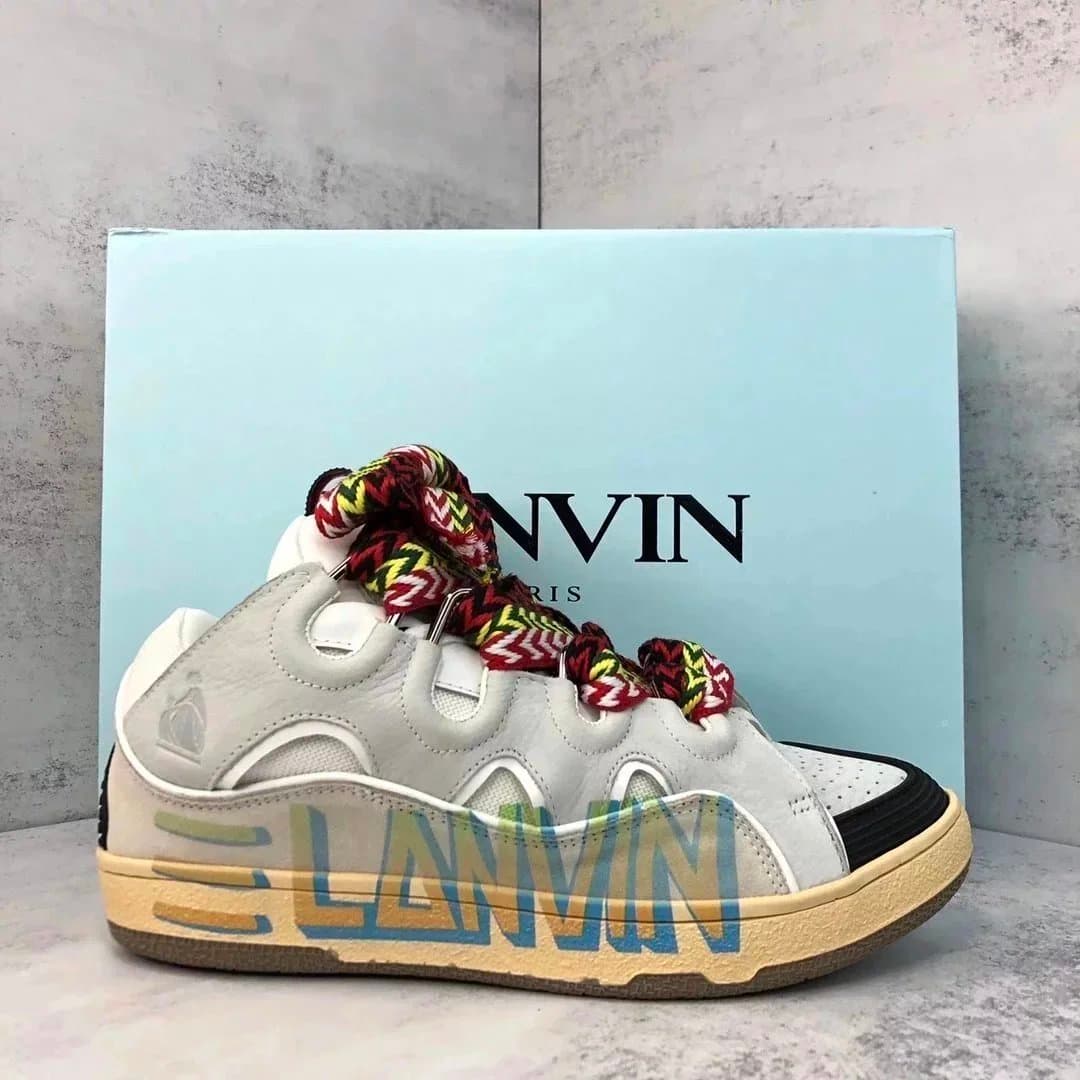 Lanvin Runner Multi-Color Woven Laces — 40