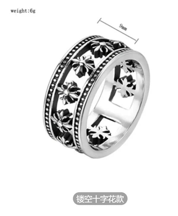 Chrome Hearts Ring Ornate Scrollwork — 22