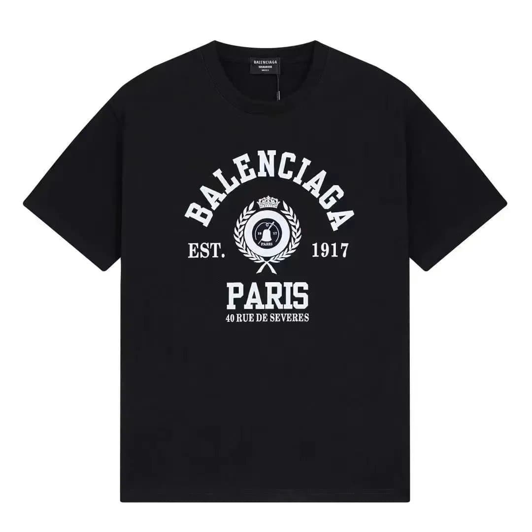 Balenciaga Logo T-Shirt Wave Logo — 027
