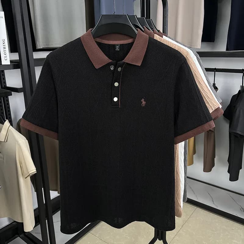 Polo Ralph Lauren Polo Shirt Two-Tone Mesh
