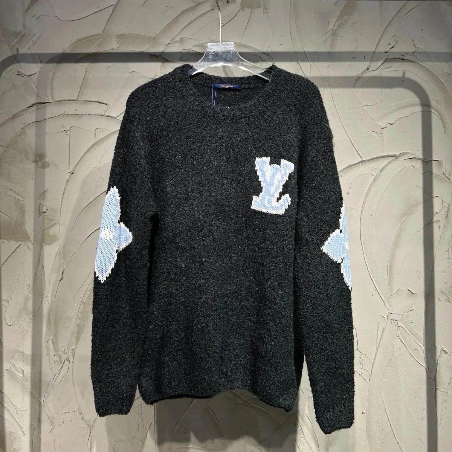 Louis Vuitton Knit Sweater LV Monogram Intarsia