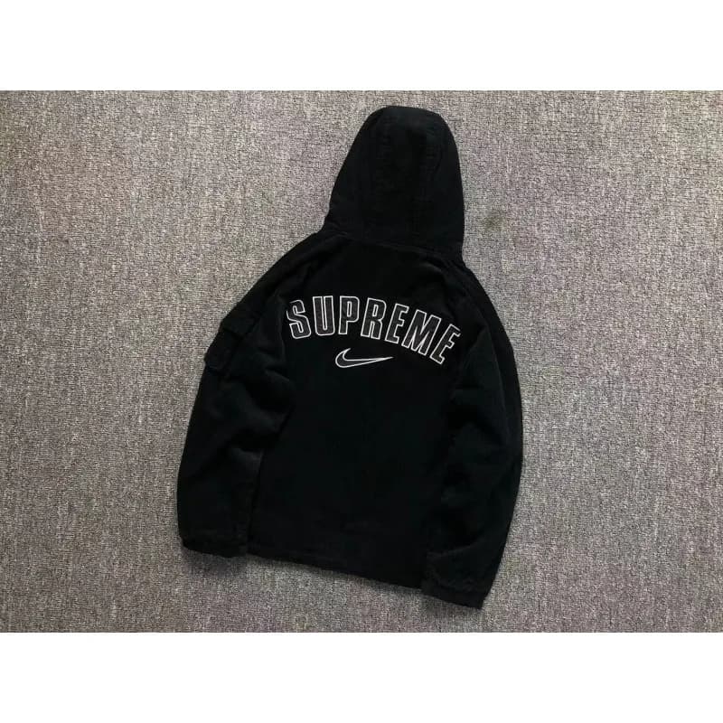 Supreme Box Logo Hooded Sweatshirt Leopard Box Logo — D421#灯芯绒外套