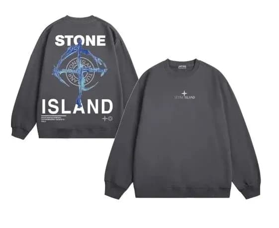 Stone Island Crewneck Sweatshirt Compass Patch — 36