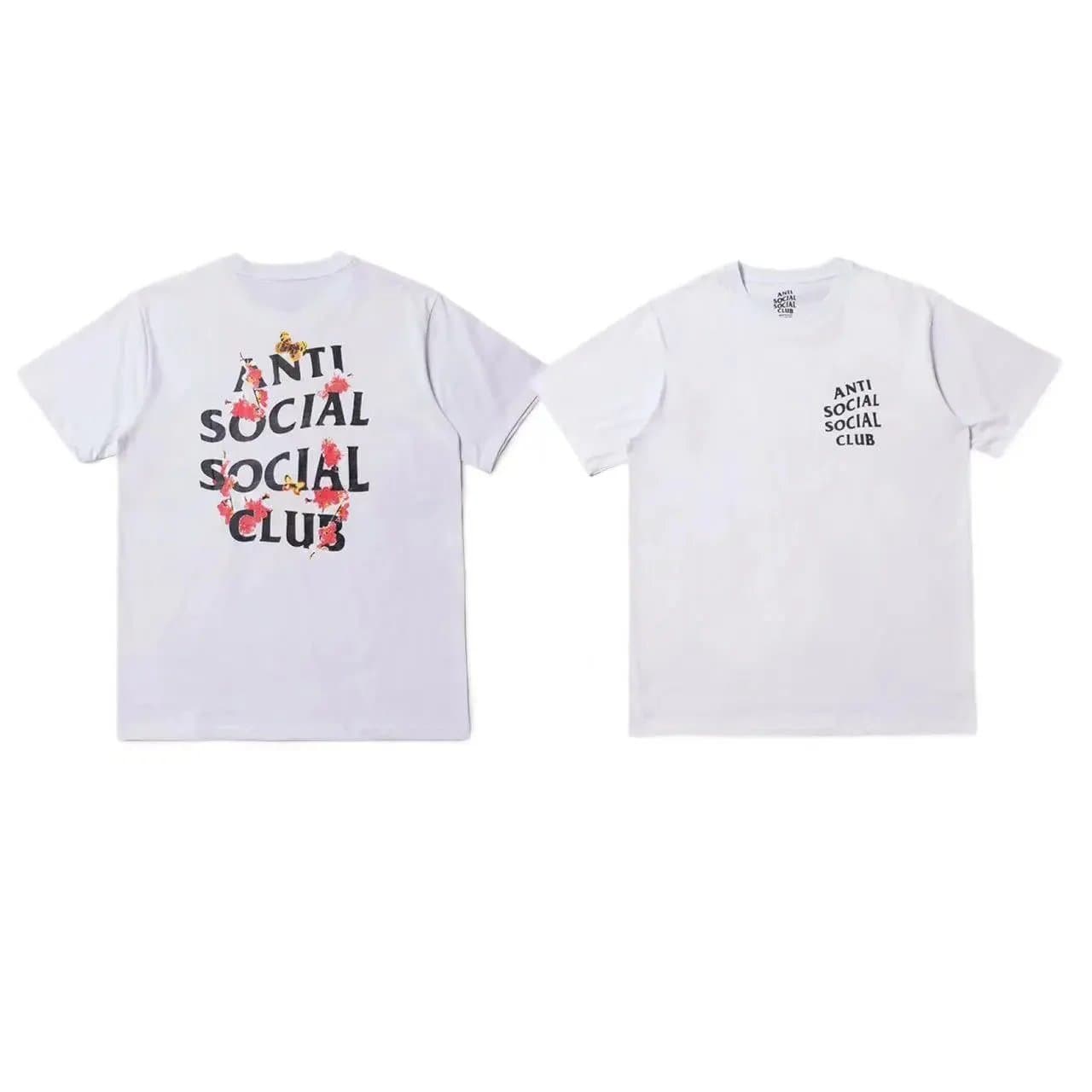 Anti Social Social Club T-Shirt Floral Logo — 18