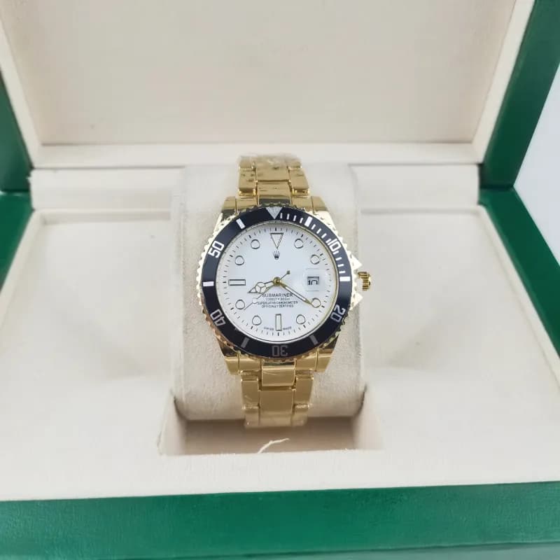 Rolex Submariner White Dial with Blue Bezel