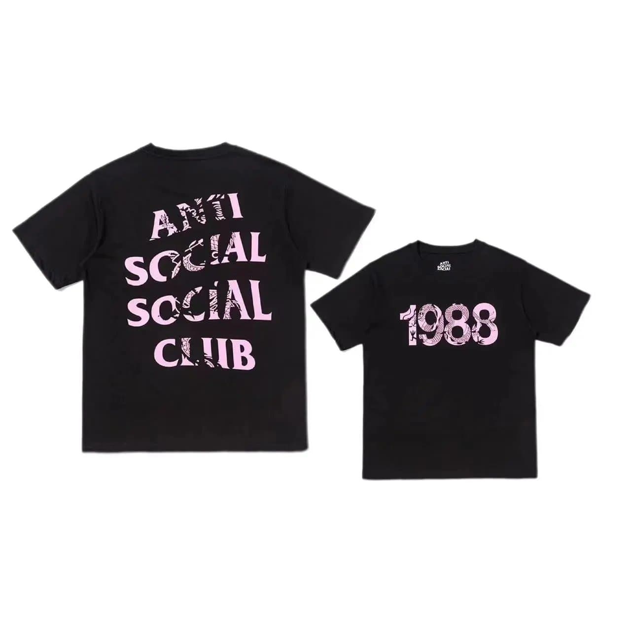 Anti Social Social Club T-Shirt Floral Logo — 10