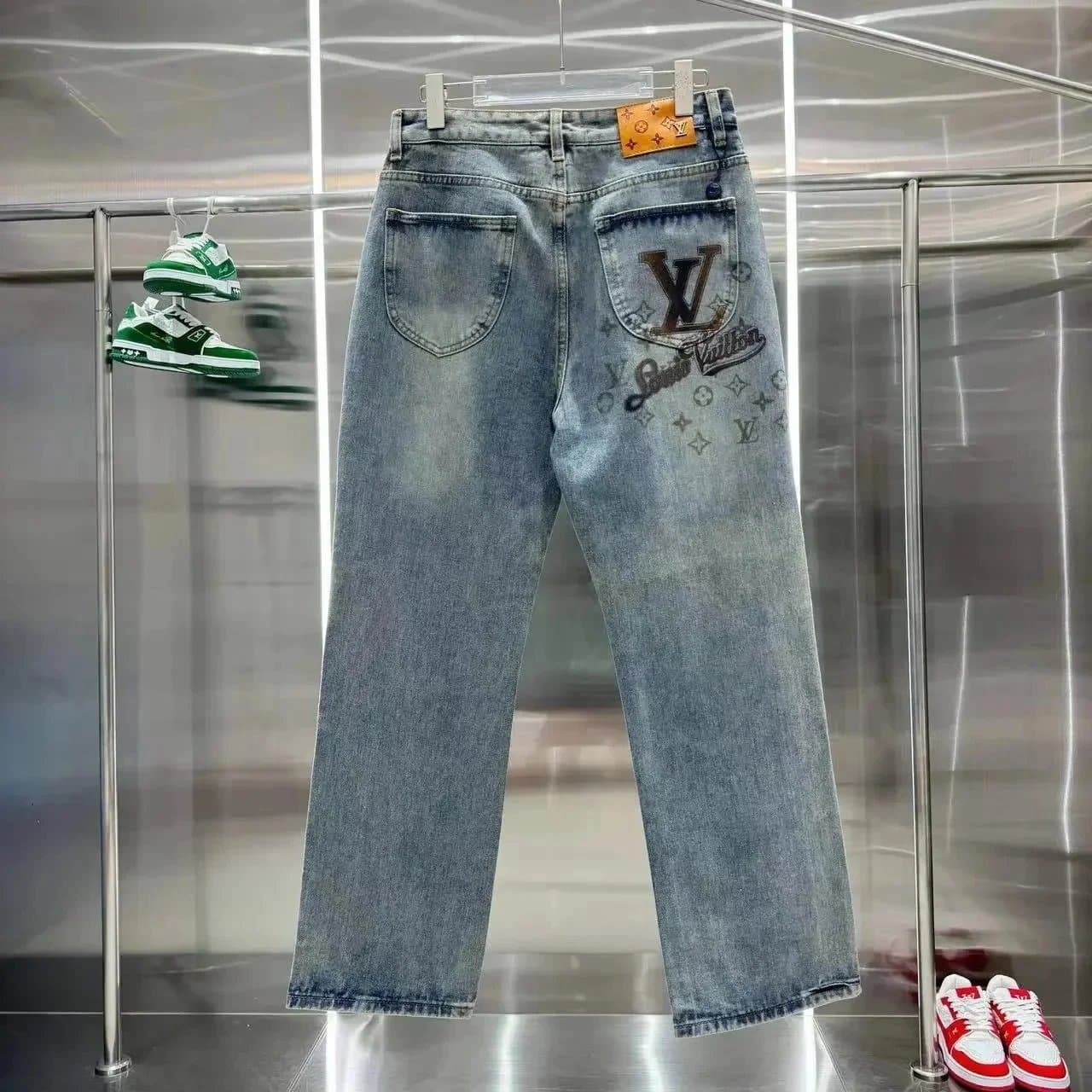 Louis Vuitton Cargo Jeans Monogram Embossed — 16