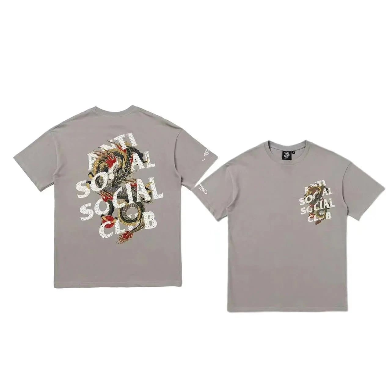 Anti Social Social Club T-Shirt Floral Logo — 6