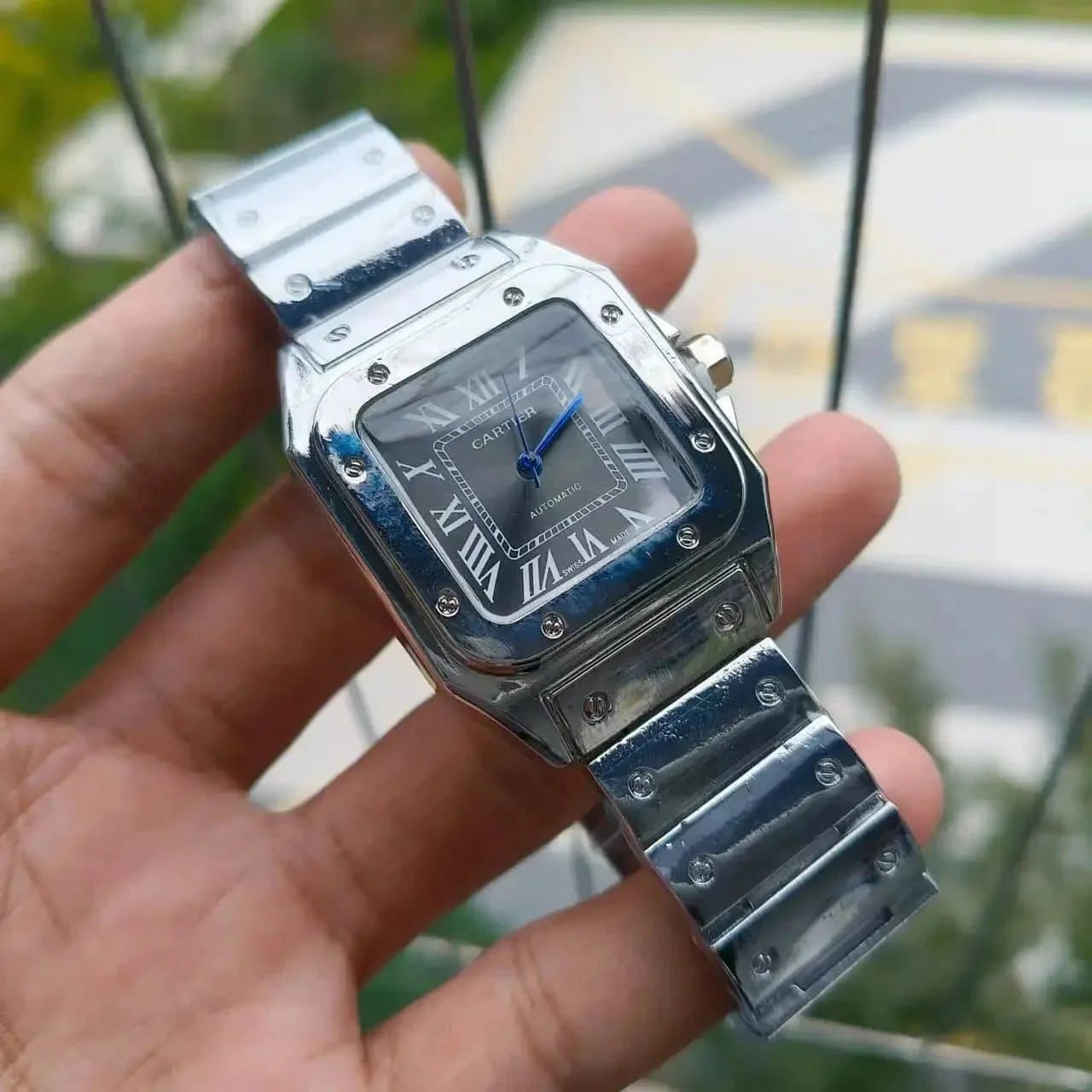 Cartier Santos-Dumont Paved with Diamonds — JF-01