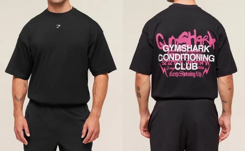 Conditioning Club Tee Pink Graphic