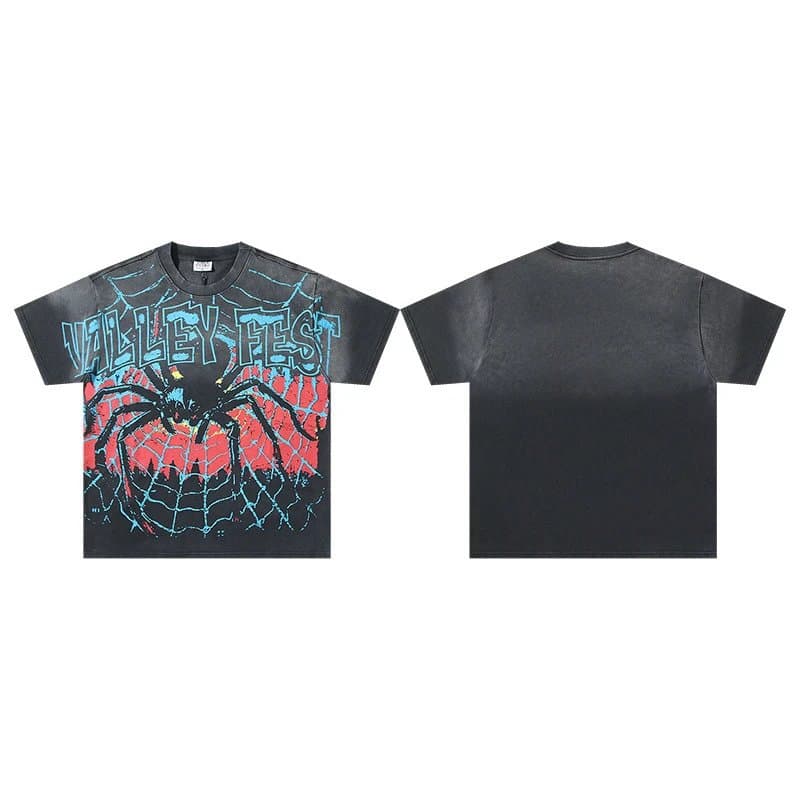 Valentino Graphic Tee Valley Dreams Print — v057黑