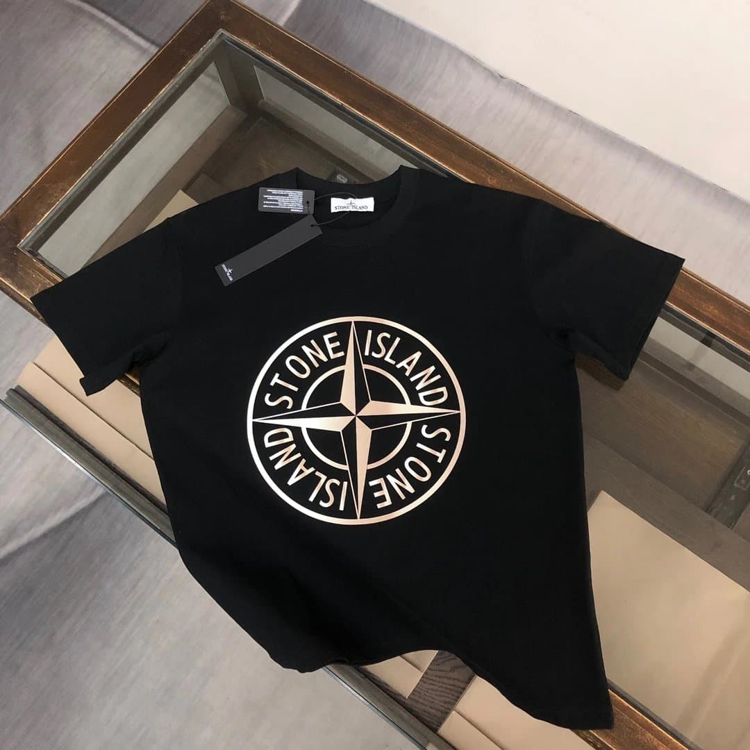 Stone Island T-Shirt Compass Logo Patch — 22