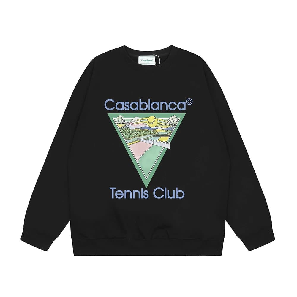 Casablanca Tennis Club Sweatshirt Triangle Graphic
