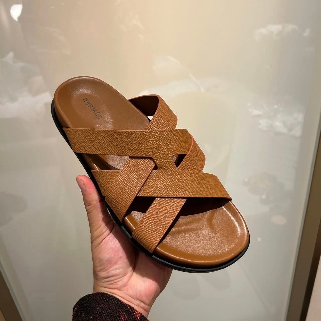 Hermès Oran Sandal Cross-Strap