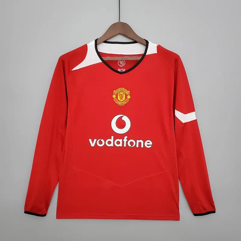 Adidas Real Madrid Goalkeeper Jersey bwin Sponsor — 04-06 manchester united home long sleeves