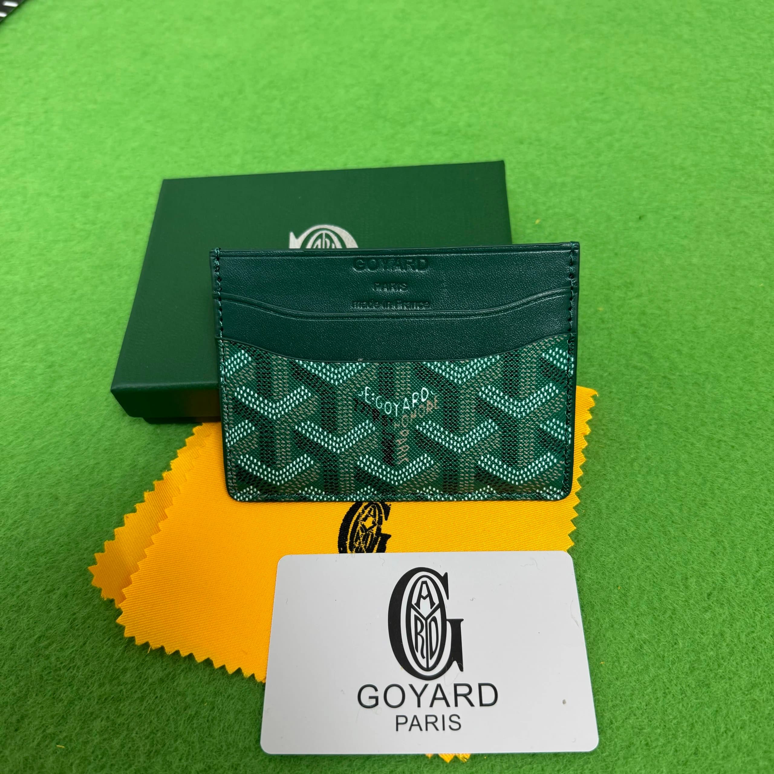 Goyard Card Holder Goyardine Canvas