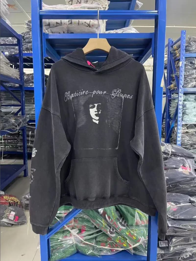 Off-White Hooded Sweatshirt Haticire pour