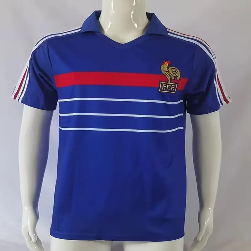 Adidas France National Team Jersey 1984 Home